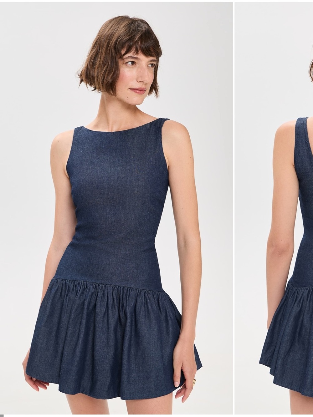 Peixoto Addison Mini Dress in Navy Indigo